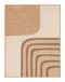 Mae, Painting, H80xW60xD3,8cm, Brown/Sand